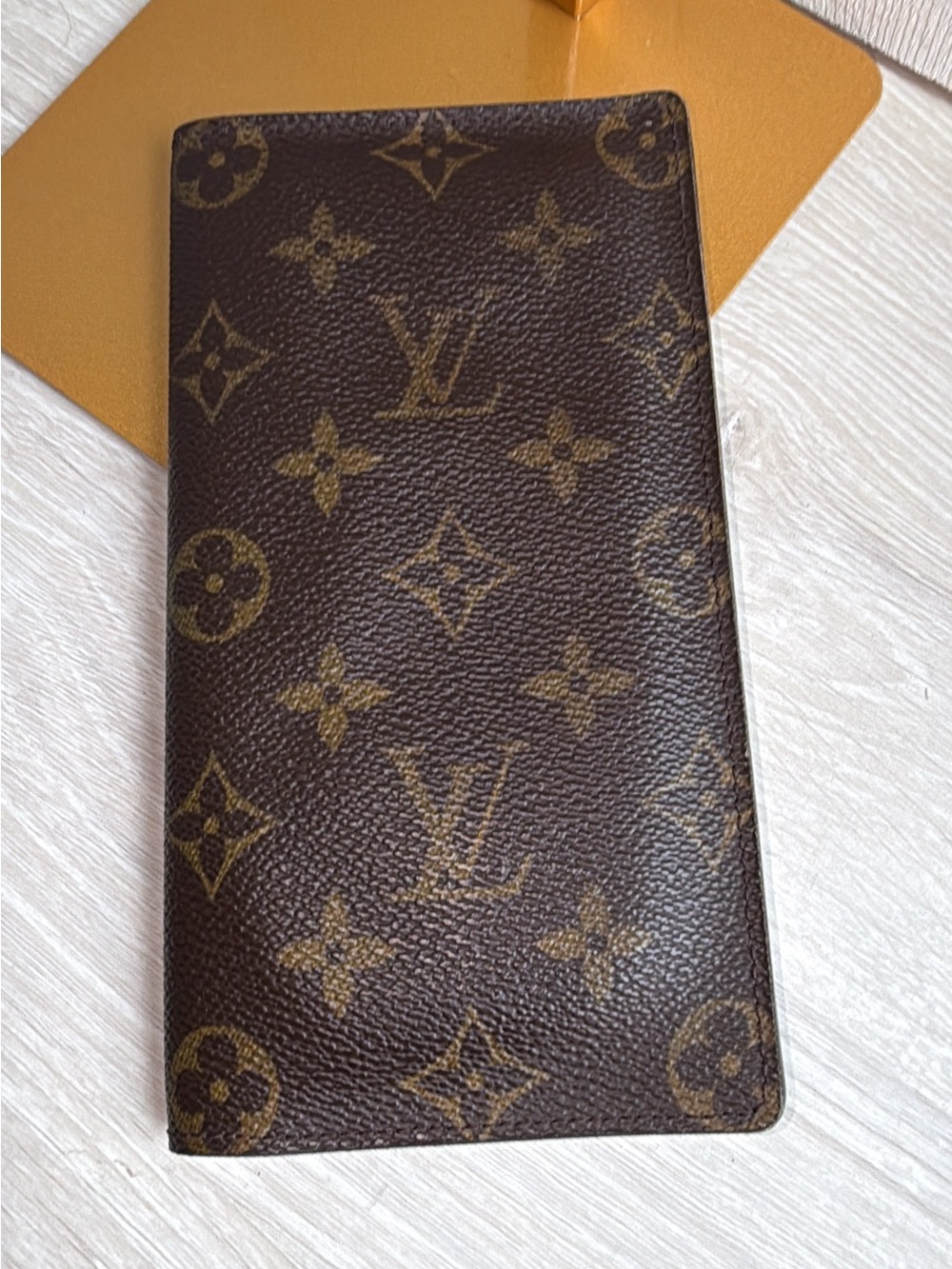 Louis Vuitton Monogram Porte Valeurs Checkbook credit card Wallet vintage - Picture 14 of 15